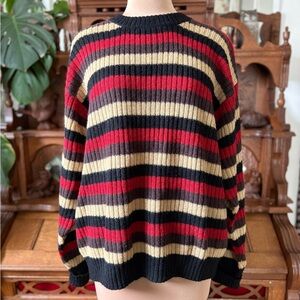 J. Crew Ribbed 100% Wool Crewneck Sweater